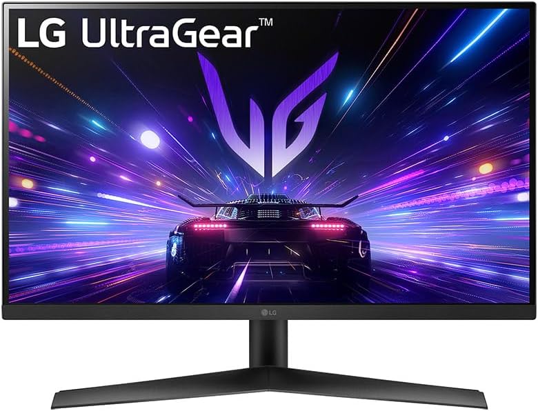 LG Ultragear 27GS60F-B.AEUQ 27 Inch Gaming PC Screen - IPS Panel FHD (1920 x 1080), 1ms GtG, HDR 10, sRGB99%, AMD FreeSync, Compatible with NVIDIA G-Sync, Tilting, DisplayPort 1.4, HDMI 2.0