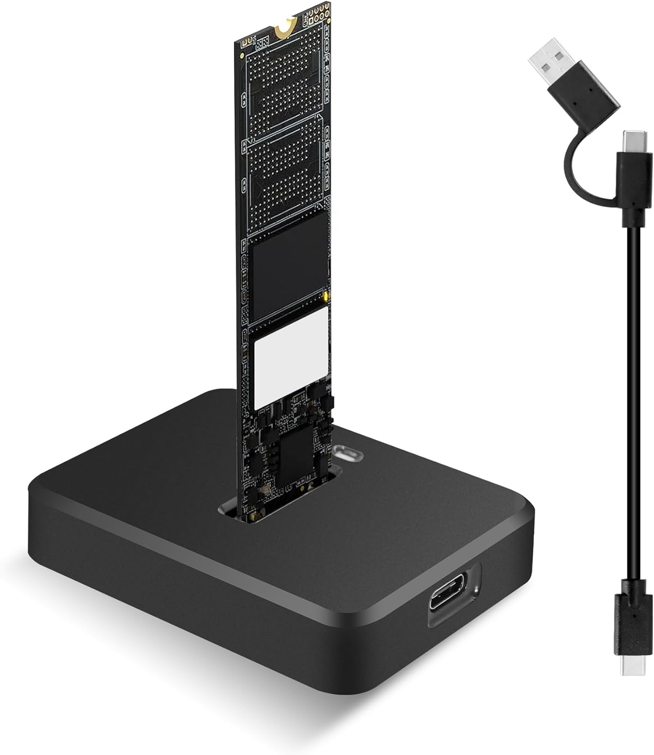 Hard Drive Docking Stations - M.2 Nvme 10Gbps Dual Protocol Docking Station | Sata 5Gbps, USB 3.1 Gen2 Port for M-Key | B+M Key, Hard Drive Docking Station 2230 2242 2260