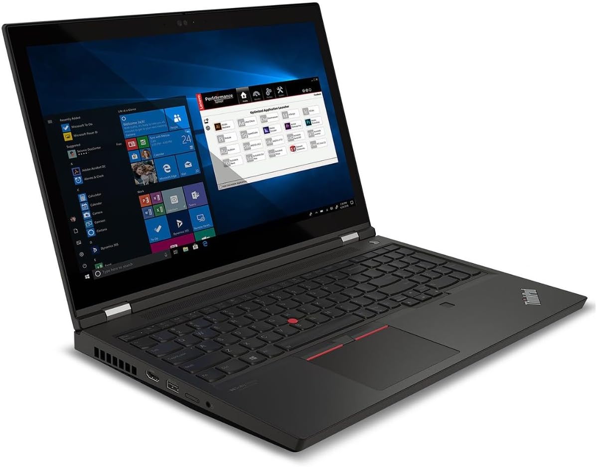 Lenovo ThinkPad P15 Gen 1 15.6" 1920x1080 Full HD Intel Core i7 10850H 512GB SSD 32GB Memory Windows 11 Pro Nvidia Quadro T1000 Laptop (Refurbished)