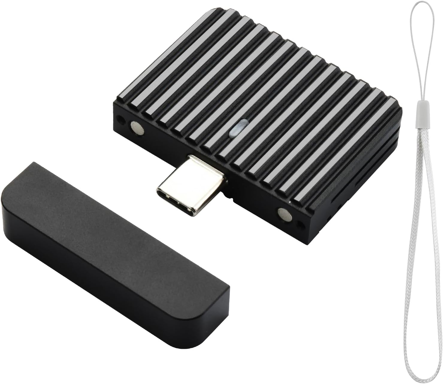 ELUTENG M.2 NVMe USB-C SSD Enclosure, 10Gbps USB 3.2 Gen2 External Hard Drive Adapter for PCIe NVME M-Key 2230, Supports UASP Trim