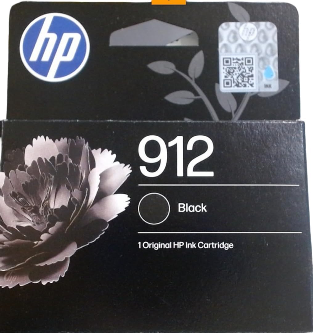 HP 912 Original Black Ink Cartridge (3YL80AE) for HP OfficeJet Pro 8010 series / 8020 series