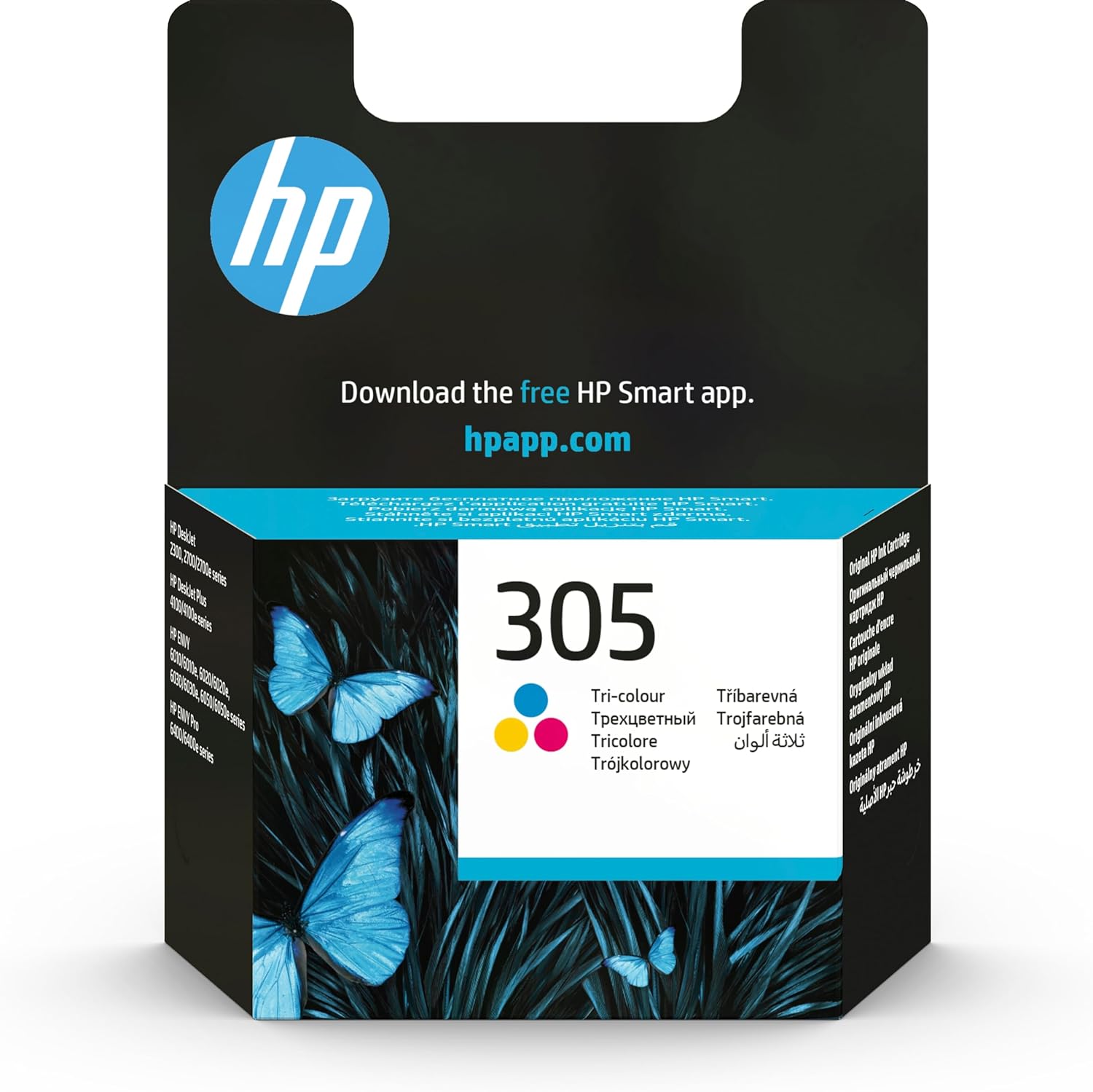HP 305 Tri-Color Ink Cartridge Cyan/Magenta/Yellow Authentic (3YM60AE)