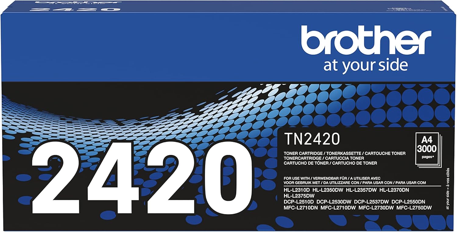 Brother TN2420 Original Toner for Laser Printer L2000 Series, 3000 Pages