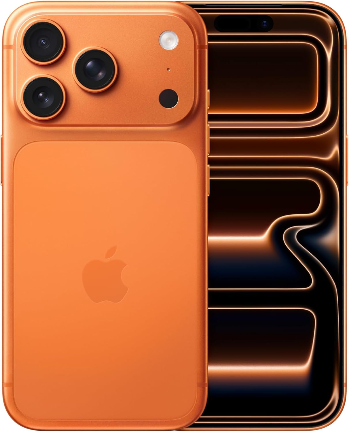 Apple iPhone 17 Pro 1TB: 6.3-inch display with ProMotion up to 120Hz, A19 Pro chip, Prodigious battery life, Pro Fusion camera system with Center Stage front camera; Cosmic Orange