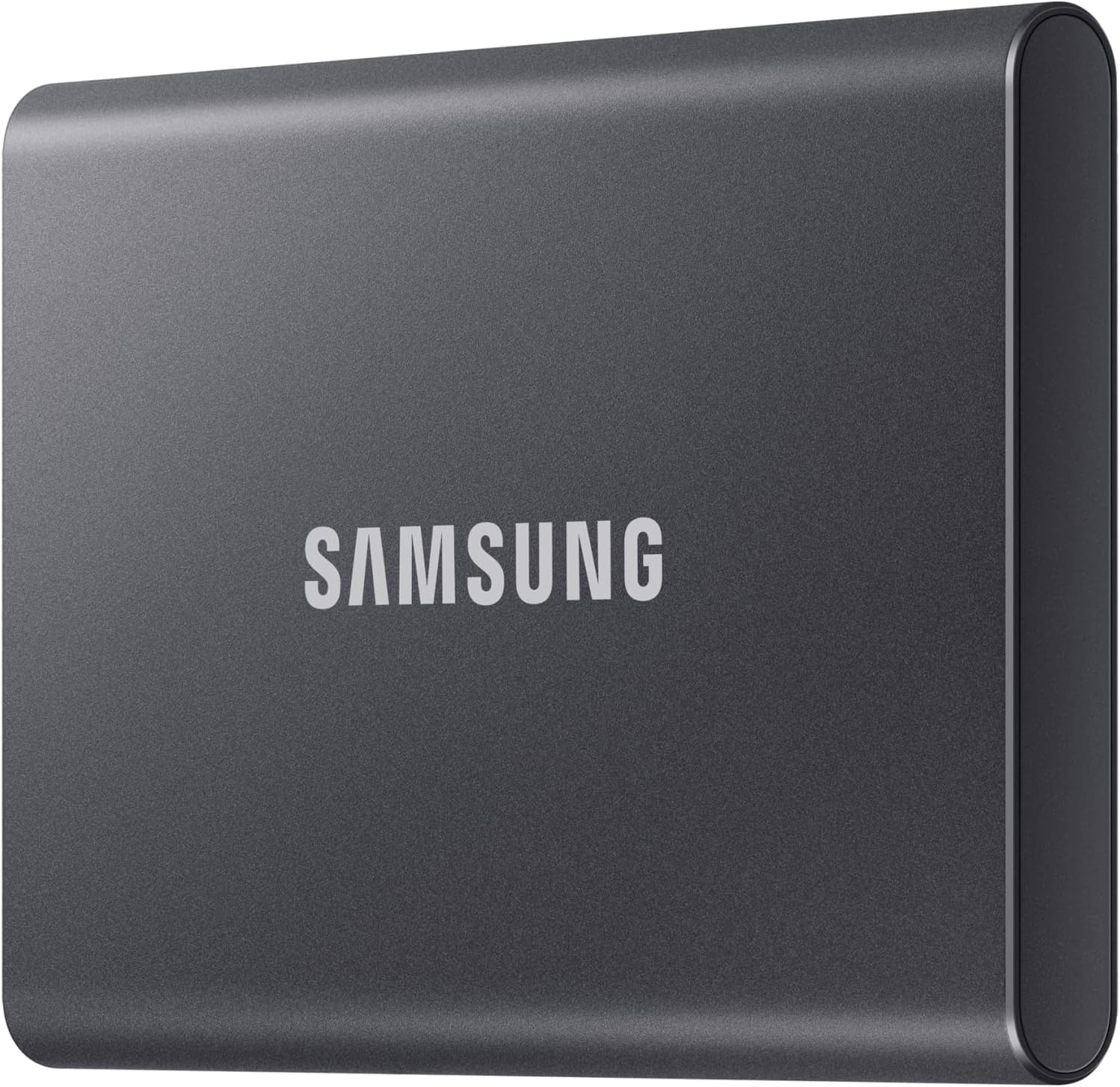 Samsung 4TB T7 Portable External SSD - Titanium Grey, MU-PC4T0T/WW, Read/Write Speed up to 1050MB/s, Password Security