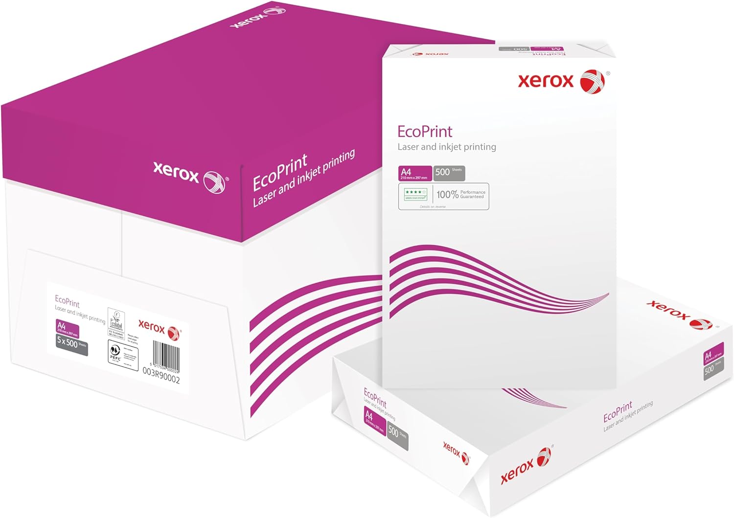 Xerox EcoPrint A4 White Multi-Function Paper 75 g/m² PEFC - Box of 5 x 500 Sheets