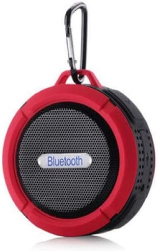 Bluetooth Sport Speaker for Microsoft Surface Pro X Smartphone Suction Cup Speaker Micro Waterproof Red