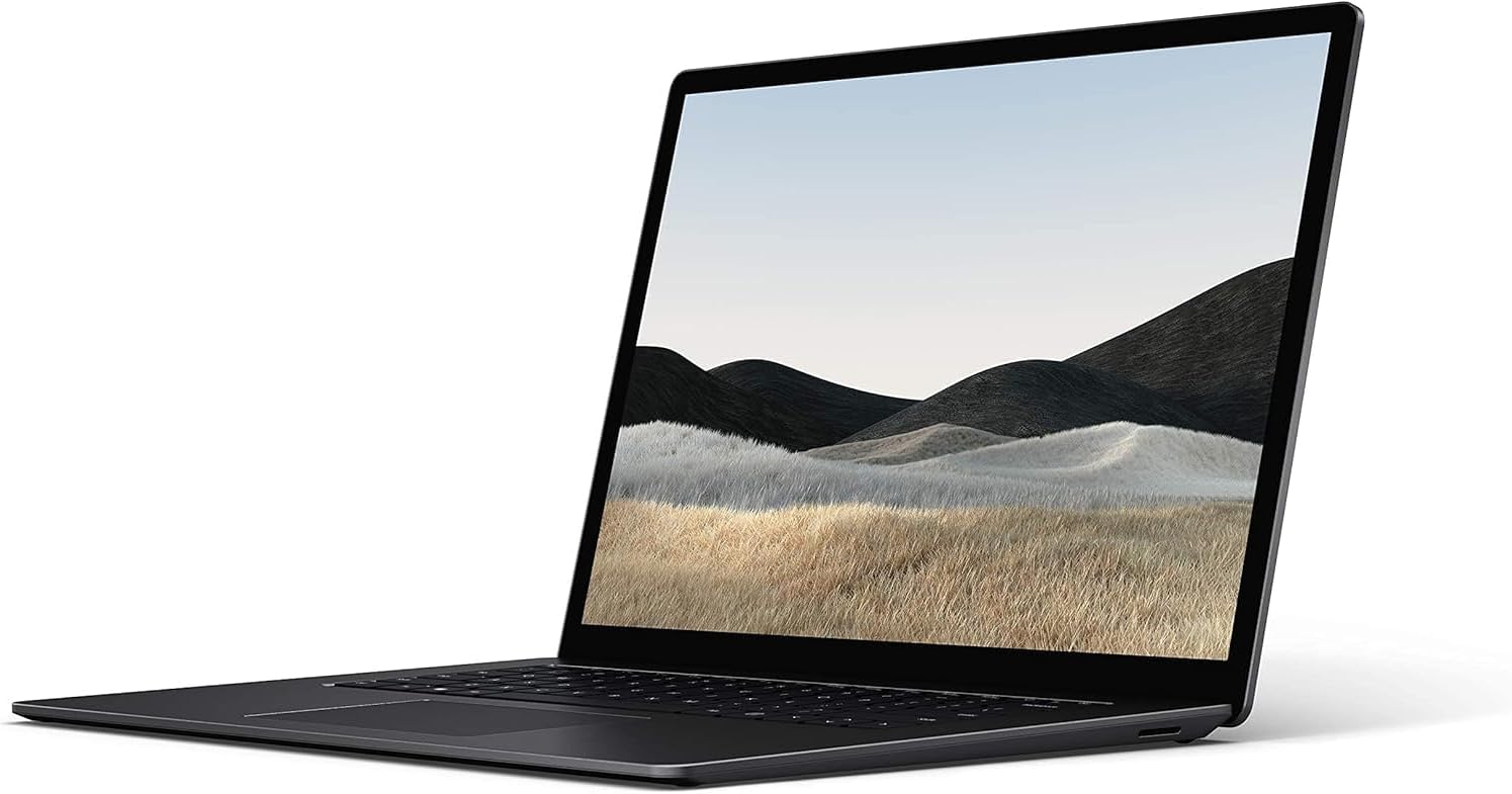 2021 Microsoft Surface Laptop 4 with Intel Core i7-1185G7 (13.5-inch, 16GB RAM, 256GB SSD) (QWERTY English) Black (Refurbished)