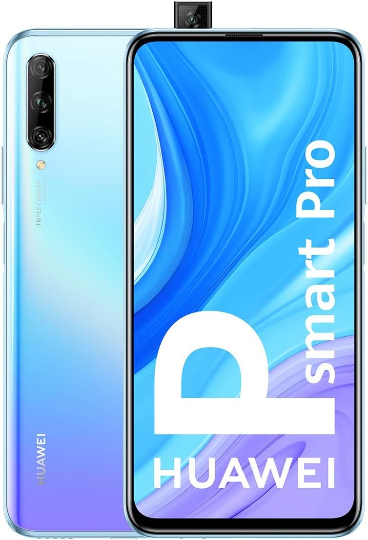 Huawei P Smart Pro Smartphone Unlocked 4G (6.59 Inches) 6 GB/128 GB Dual SIM 4000 mAh 48 MP Android 9.0 Pearl (Refurbished)