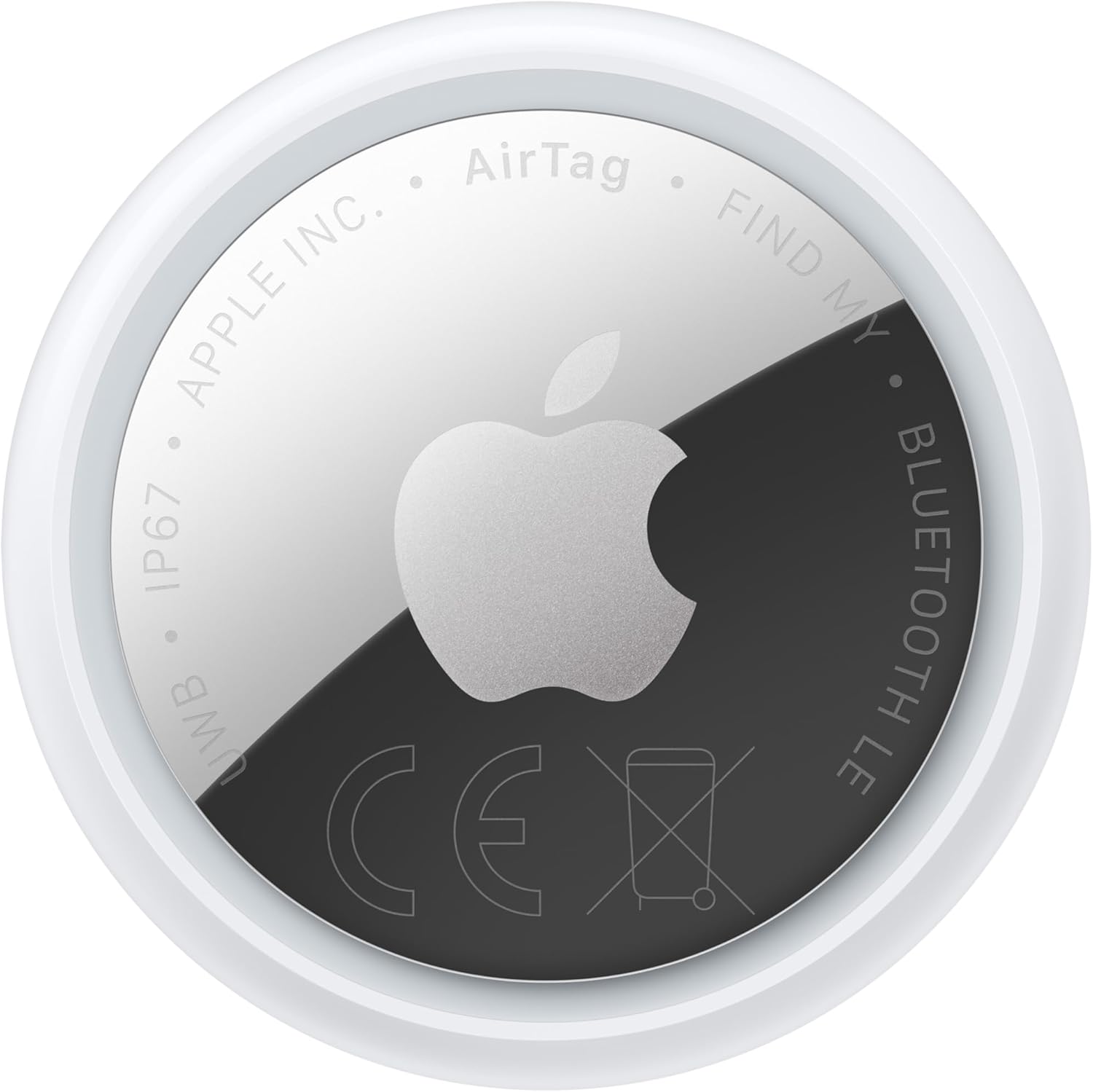 Apple AirTag (2nd Generation): Tracker for Keyrings, Wallets and More; Location with Beep; One-Touch Setup with iPhone or iPad