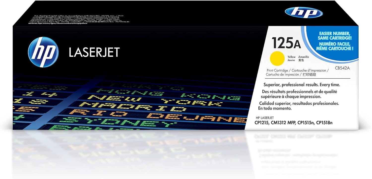 HP 125A Genuine Yellow Toner (CB542A) 1400 pages
