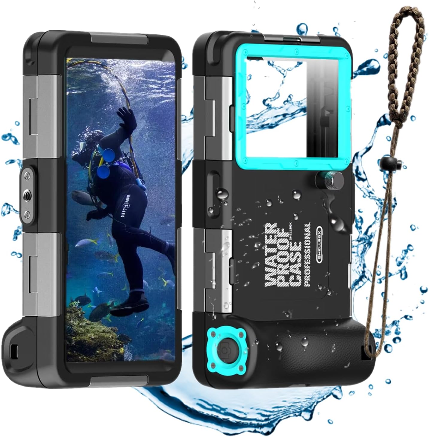 IPX8 Waterproof Phone Case for Underwater Swimming Universal Smartphone Case Diving Case for iPhone 15 14 13 11 Pro Samsung S23 S22 S21 Ultra Huawei Google OnePlus Xiaomi Redmi LG