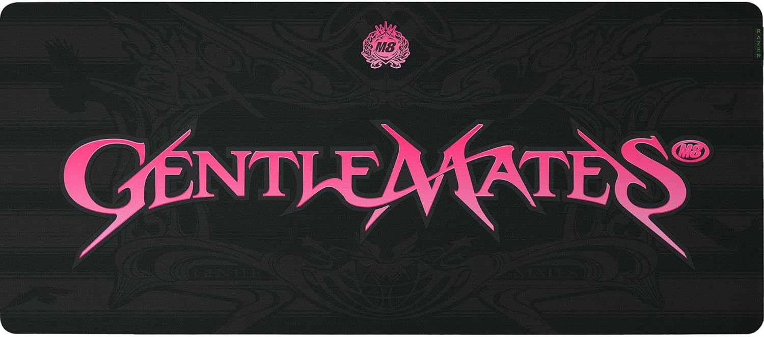 Razer Gigantus V2 XXL - Gentlemates Edition - Soft Gaming Mouse Pad for Speed and Control - 940mm x 410mm x 4mm - Micro Textured Fabric | Black