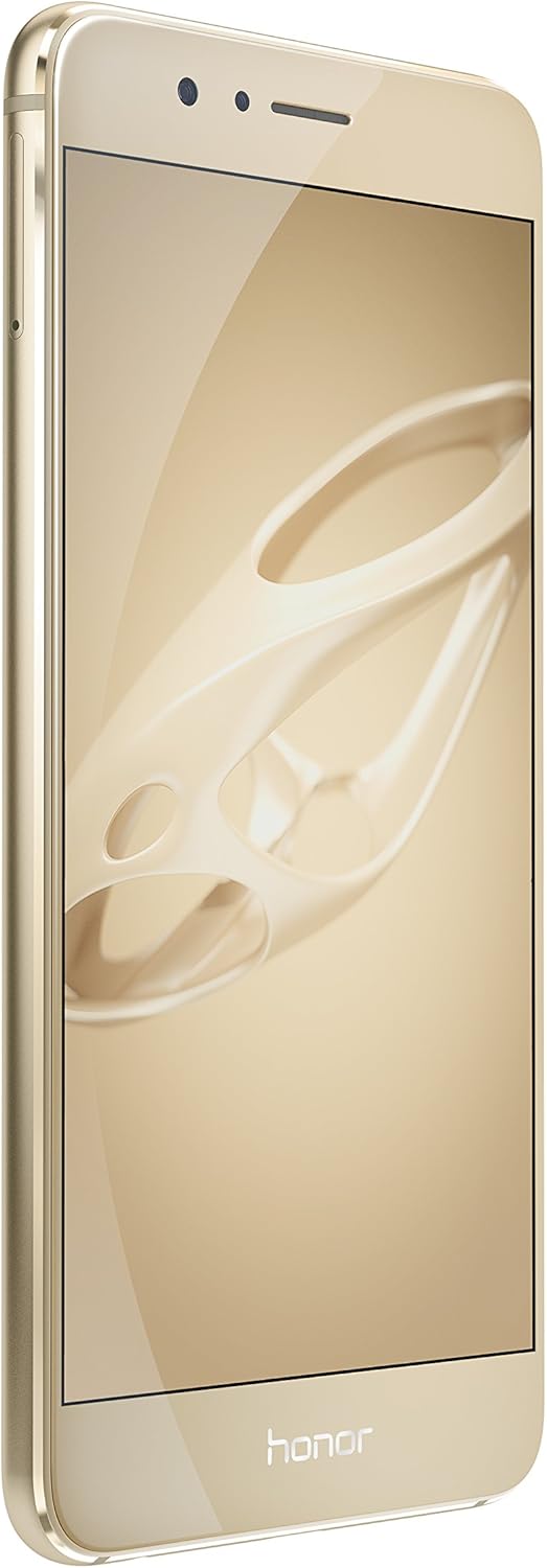 Honor 8 Premium Unlocked 4G Smartphone (Screen: 5.2 Inches – 64 GB – Dual Nano SIM – Android 6.0) Gold (Refurbished)