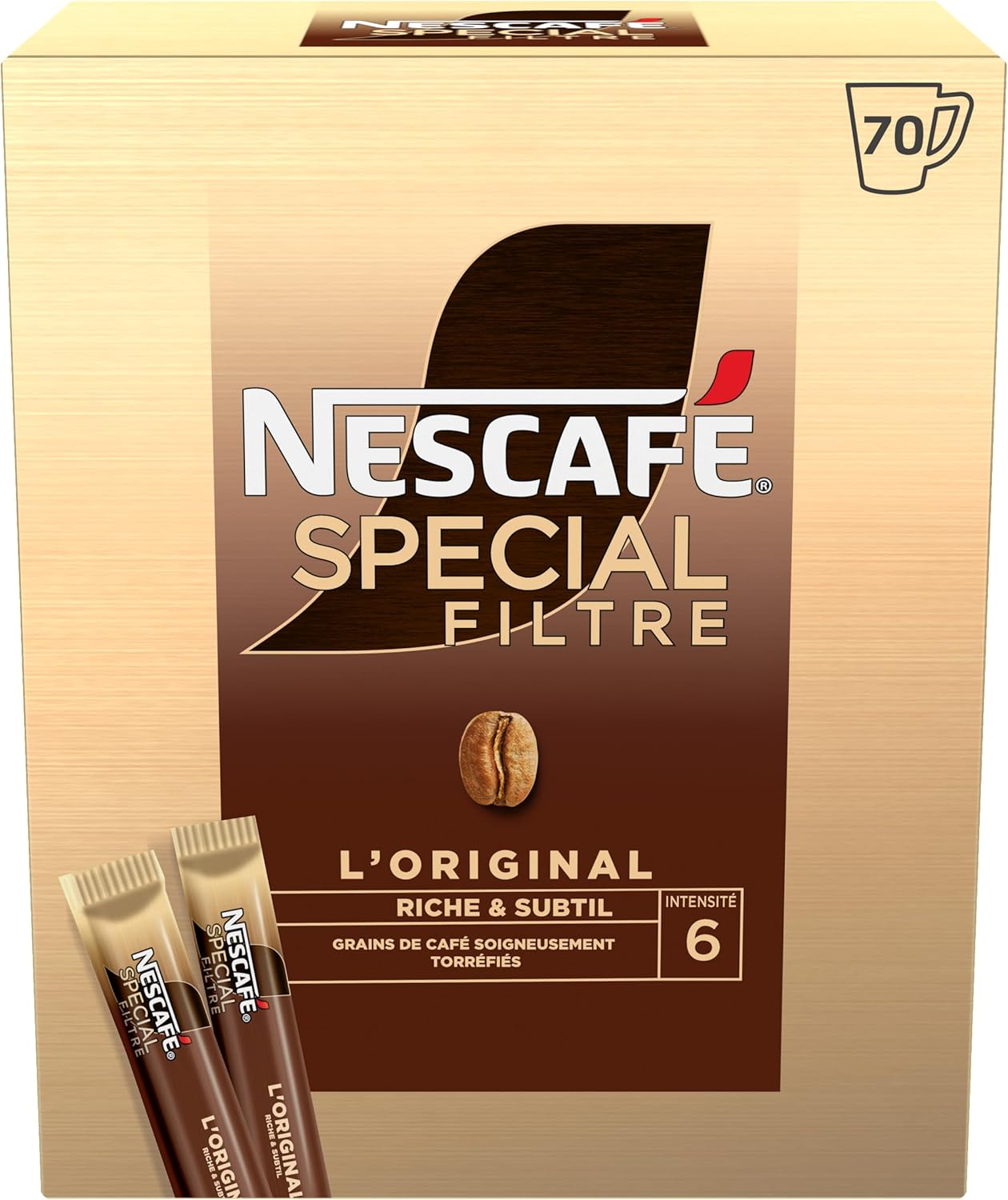 Nescafé Special Filter - Soluble Coffee - Box of 70 Sticks
