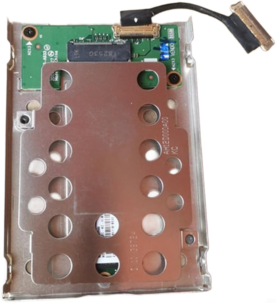 NVMe M.2 to SATA Hard Drive Caddy Bracket for Thinkpad T480 T470, for pcie SSD Adapter Cable Tray Replacement (T470 T480)