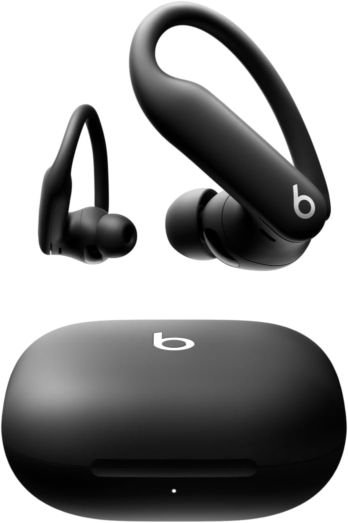 Beats PowerBeats Pro 2 Wireless Bluetooth Earphones - Noise Cancelling, Heart Rate Monitoring, IPX4, Up to 45H with Charging Case, Compatible with Apple & Android - Obsidian