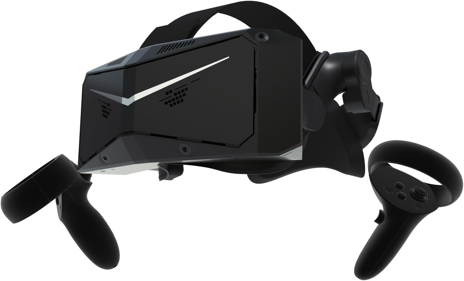 Pimax Crystal Light Prime Vision VR Headset for PC, 8K Resolution, 2 Controllers, Compatible with SteamVR Games