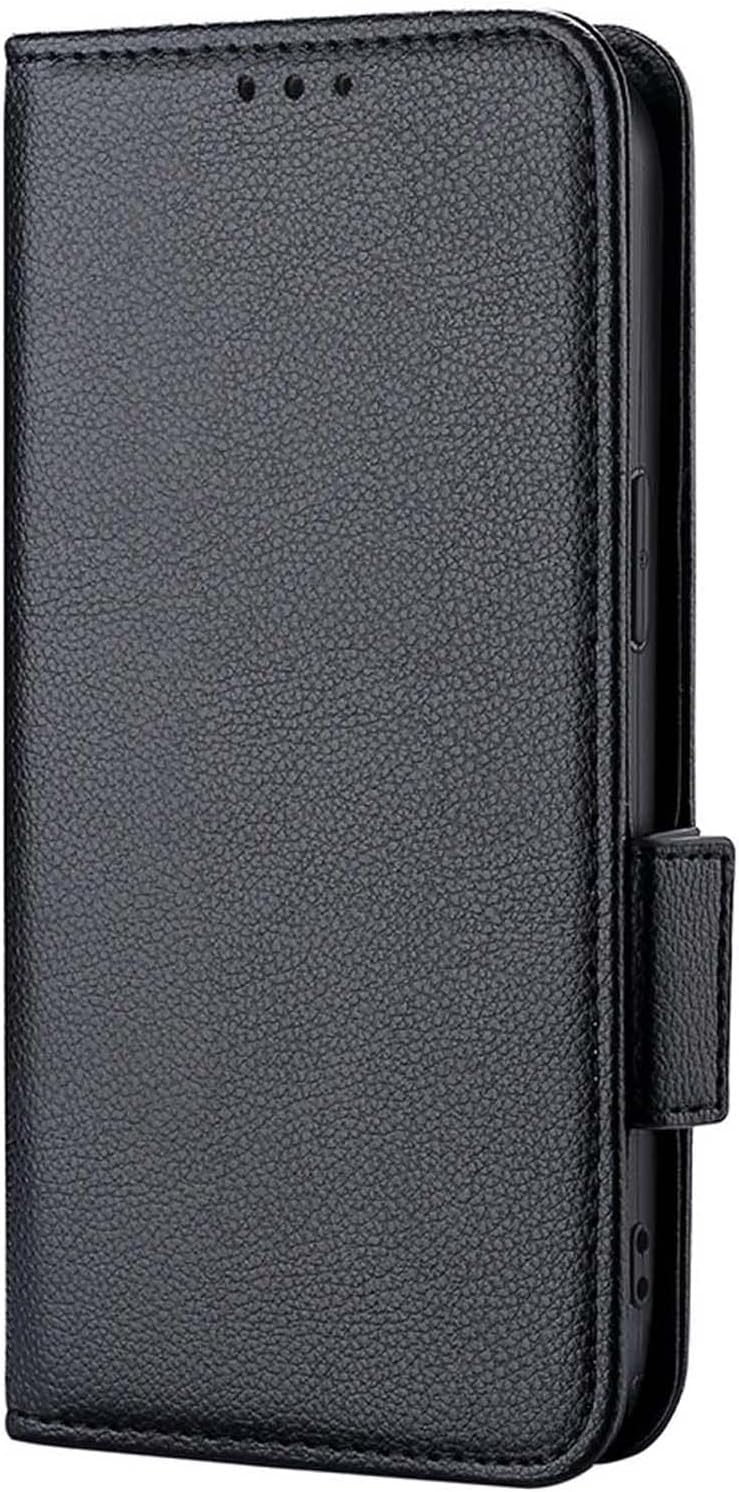 WBWONE Coque pour TCL Mobile 50 Smartphone 5G / TCL 5G, Protection Housse Etui Portefeuille Cuir PU, Fonction Support Flip Case. Noir