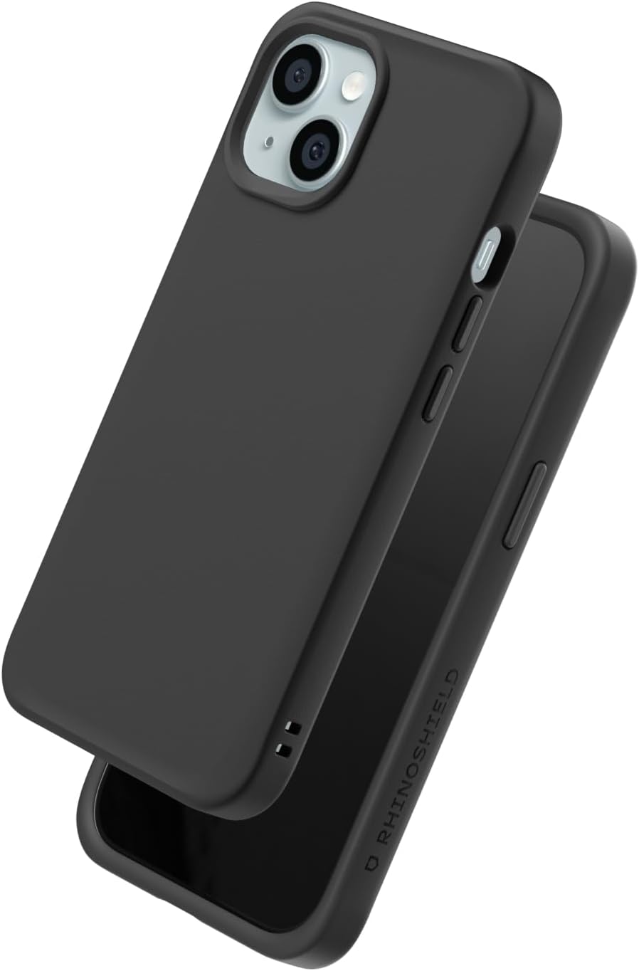 RhinoShield [iPhone 15] Case | SolidX - Shock Absorbing Reinforced Case Slim Design 12ft Drop Protection - Black