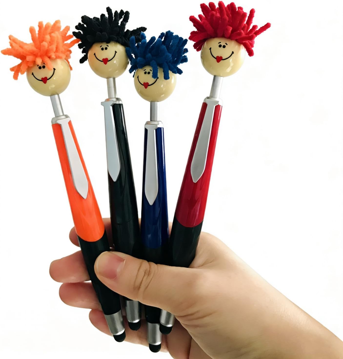 Lot de 10 stylos à bille pour écran tactile pour iPad, Apple, Samsung Galaxy, smartphones, Android, Microsoft et autres écrans tactiles.
