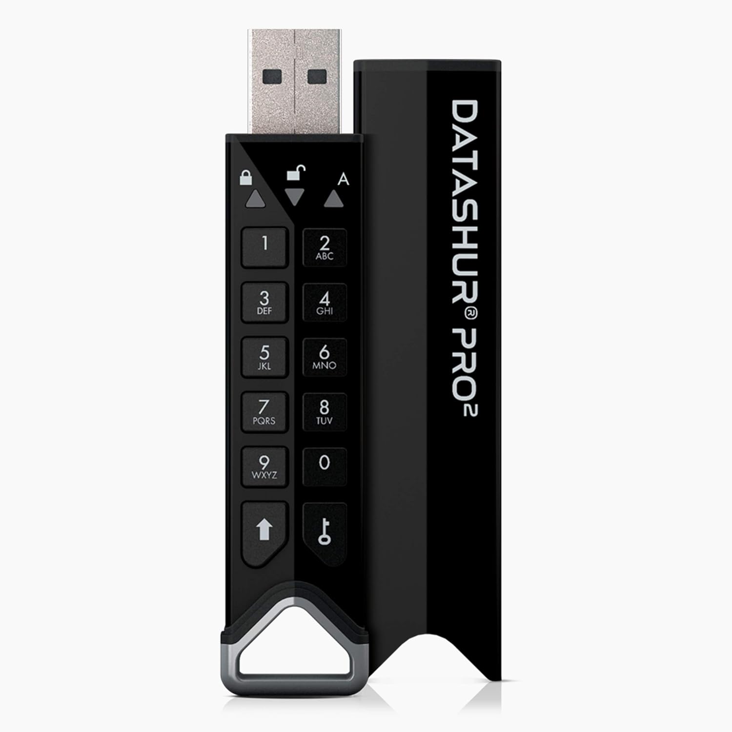 iStorage datAshur PRO2 4GB Secure USB Flash Drive - FIPS 140-2 Level 3 Certified - Password Protected - Dust and Water Resistant