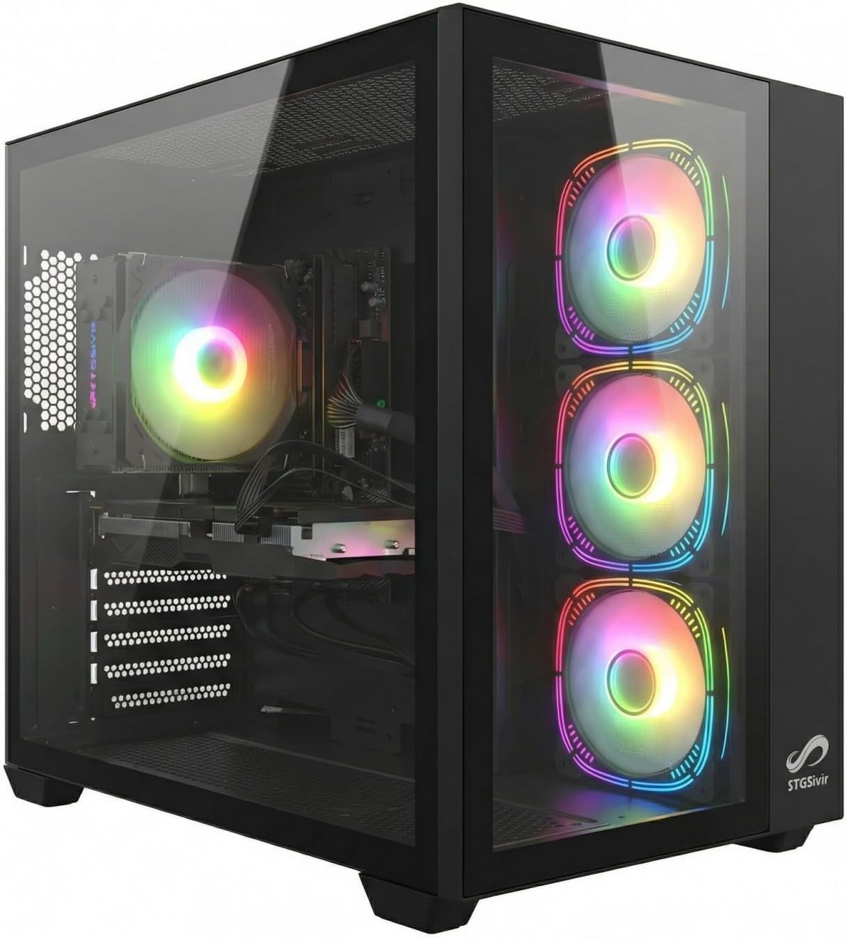 STGsivir PC Gamer Fixed, Core i7, RTX 2060 Super 8G, 16G RAM, 1T SSD