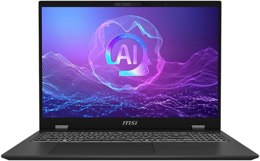 MSI Prestige 16 AI Evo B2HMG-095FR: Intel Core Ultra 9 285H - 32GB LPDDR5-1TB SSD - Intel Arc Graphics - 16' 16:10 UHD+ 4K (3840 x 2400) OLED - Windows 11 Home
