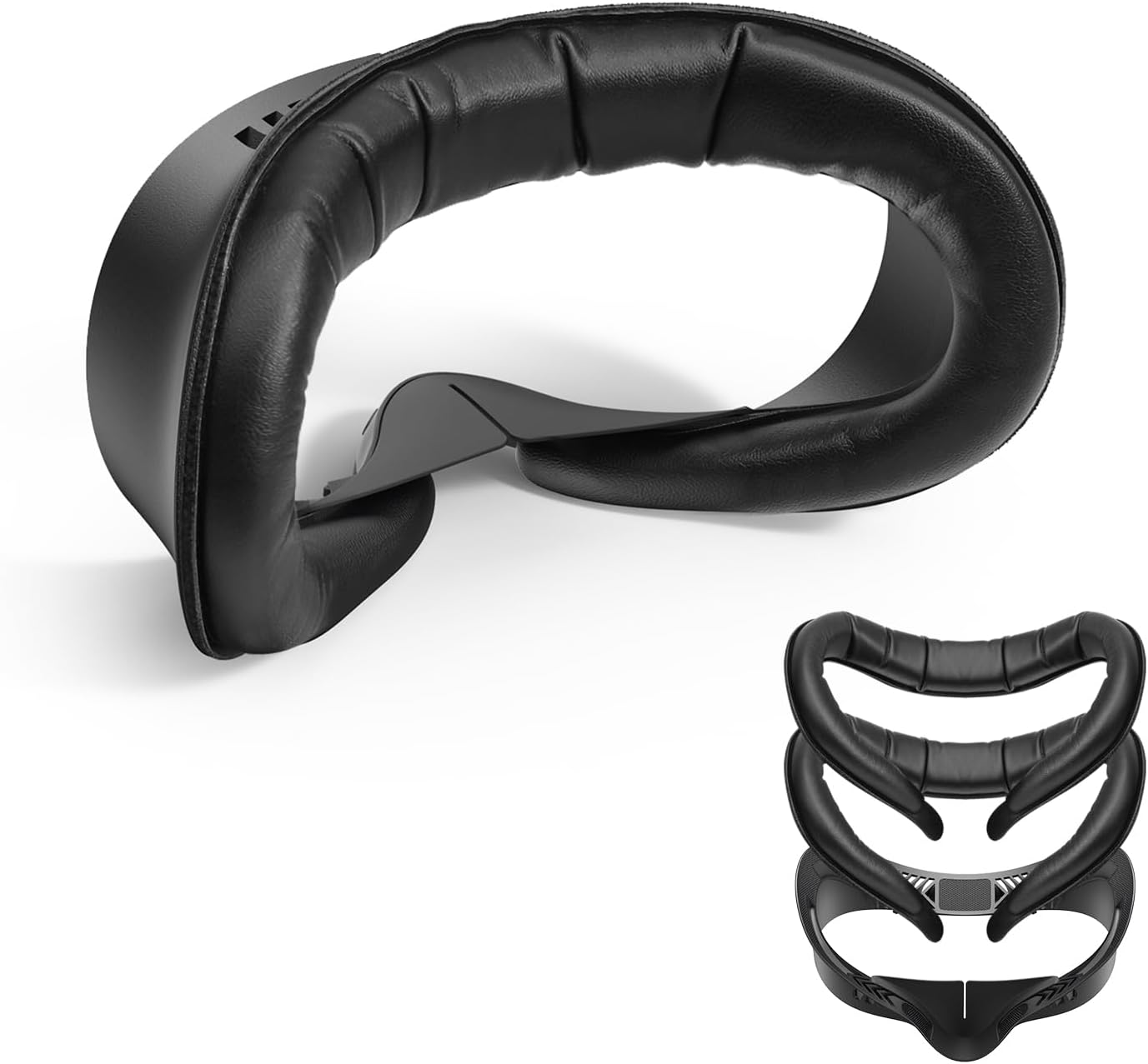 KIWI design V4 PU Comfort Ventilated Antivaho Pads for Quest 3S, 2 Pcs