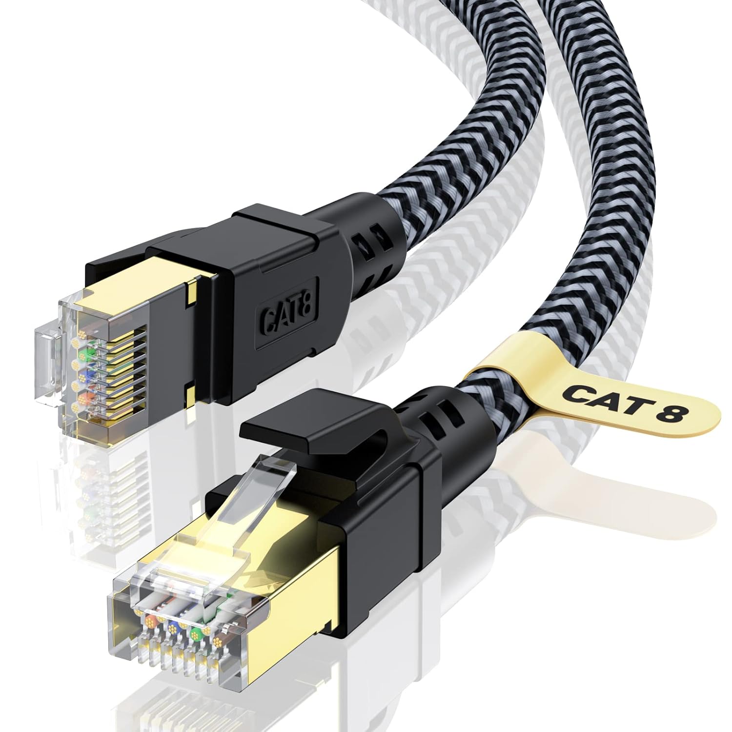Ethernet Cable 4 m RJ45 Cat 8 Network 40Gbps 2000MHz High Speed